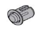 993.0830.01 Blum cylindrical distance bumper, DIA 8 mm, Overall length : 12.1 mm