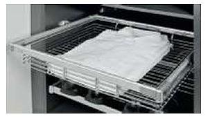 TROUSERS BASKET -FULL EXTENSION, SILVER GREY COLOR,600MM CABINET WIDTH