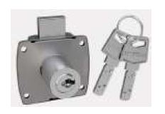 MULTIPURPOSE LOCK, FOR 20 MM THICK DRAWER, STAINLESS STEEL 1,00,000 KEY COMBINATION