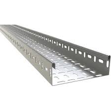 Cable tray size 75 mm x 50 mm - GI Perforated tray without cover