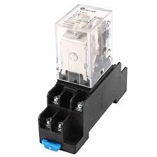 5A 24VAC 2CO 8P PLUG IN TYPE (24 v relay with base 8 pin)