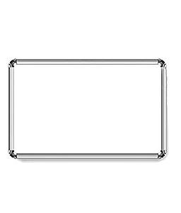 Write well non magnetic white board with aluminum frame 3 X 3