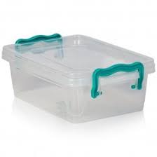 PLASTIC TRANSAPRENT BOX With Lid 400x300x125mm