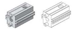 PROFIN - STACK MODULAR - JOINING BLOCK ALU. DIE CAST ( 16 Pcs per structure)