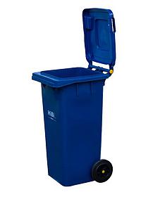 Dust Bin With Wheel 240 L Blue 