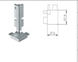 PROFIN - 90 DEGREE GOLA PROFILE EXTERNAL CONNECTOR, J, GRAPHITE