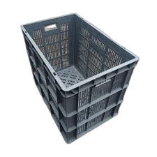 Plastic crate 600x400x325mm green