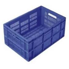 Plastic crate 600x400x425mm yellow