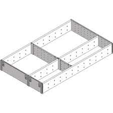 ZSI.500FI3 TANDEMBOX ORGA-LINE stainless steel utensil divider set ,Nominal Length: 500 mm, width: 291 mm, Height: 64.2 mm