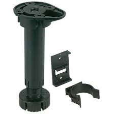 PLINTH LEG WITH ROUND BASE 100 MM