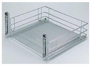 VEGETABLE BASKET FRONT PULL OUT FOR CABINET WIDTH 600MM (SAPHIRE CHROME)