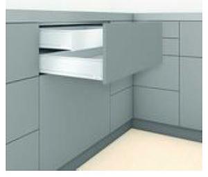 LEGRABOX M-HEIGHT 40 KG STAINLESS STEEL INNER DRAWER FOR A NOMINAL LENGTH OF 500 MM