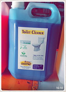 Shine toilet cleaner blue 5ltr can