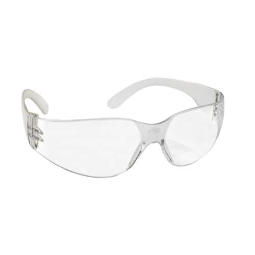 POLYCARBONATE FRAME LESS SPECTACLE WITH CURVED EDGES CLEAR UNCOATED