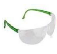 POLYCARBONATE FRAME LESS SPECTACLE WITH CURVED EDGESHARD COATED LENS FOR ANTISCRATCH, CLEAR / CLEAR OR COLOURED FLEXIBLE TEMPLES OPTION WRAP AROUND DESIGN