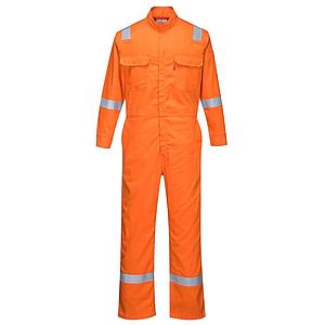 FR CLOTHING BOILER SUIT WITH REFLECTIVE TAPES