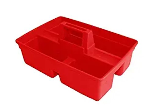 CADDY PLASTIC RED