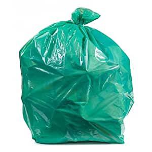 BIODEGRADABLE GARBAGE BAG SIZE 40X50 - 51 MICRONS (GREEN)