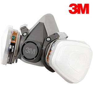 3M 6200 Half Face Mask With Cartridge 6002