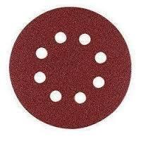 VELCRO DISC A33P 6 INCH 6 HOLE 180 GRIT WHITE COLOUR