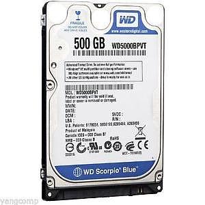 Laptop hardisk 500GB