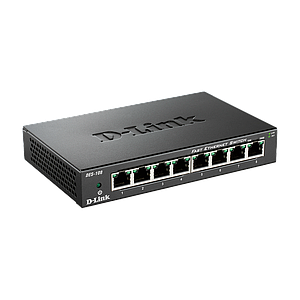 D Link 8 Port Switch