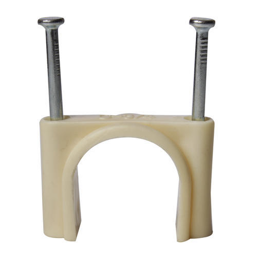 3/4 CPVC Plastic Clamps With Nails