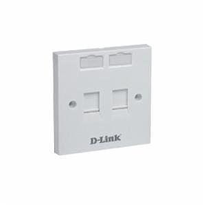 D-link Dual port face plate/ D-link RJ-45 information outlet dual I/O (keystones)/D-link back box