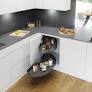 VS Cornerstone Maxx, Curve, Lava Grey, 450mm Door, Left