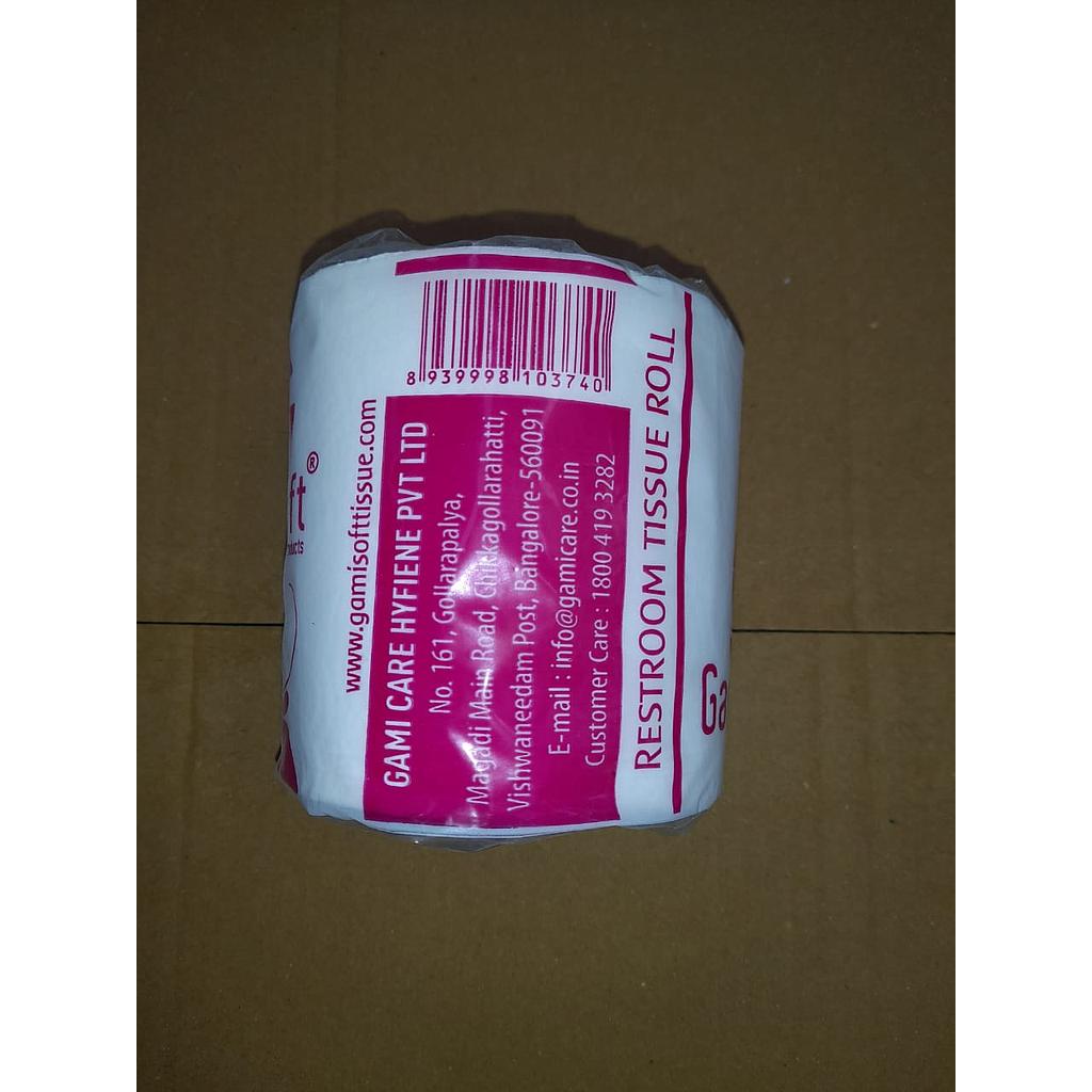 TISSUE TOILET ROLL GAMISOFT Pack of 50