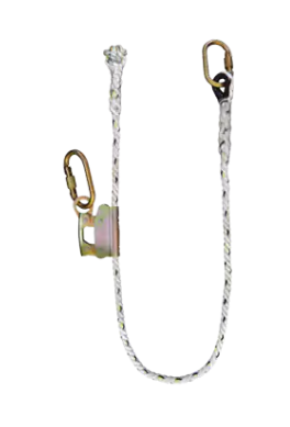 WORK POSITIONING LANYARD WITH ONE D RING