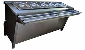SINGLE STEEL HOT BAIN MARIE COUNTER