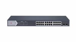 16 × Gigabit PoE ports, 2 × Gigabit SFP fiber optical port / 6KV