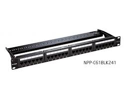 Cat 6 24 Port Loaded Jack Panel