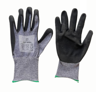CUT LEVEL C NITRILE  MICRO FOAM COATED SIZE L