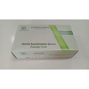 NITRILE EXAMINATION GLOVES 3.5ML BLUE (SIZE - L) REGULAR