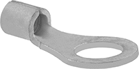 NONINSULATED HIGH-TEMP RING TERMINALS 900 DEG/F MAX TEMP, FOR 12-10 GAUGE & 1/4"SCREW (Pack of 50)