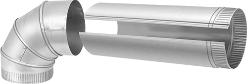 GALVANIZED STEEL COLLAR FOR STANDARD DUCT/STRAIGHT DUCT SIZE 10/9-7/8INCH MALE OD