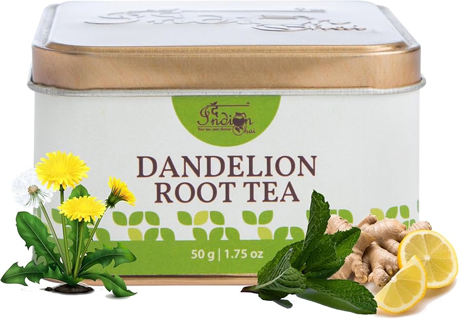 THE INDIAN CHAI DANDELION ROOT TEA FOR DETOX
