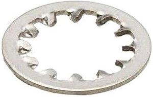 18 8 SS Internal Tooth Lock Washers for No.10 Screw Size 0.195 ID 0.381 OD9 (Pck of 100)