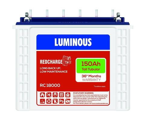 luminous RC  Pro 135AH Battery (24+24 months warranty ) 