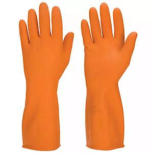 UNLINED INDUSTRIAL RUBBER HAND GLOVES 14 INCH