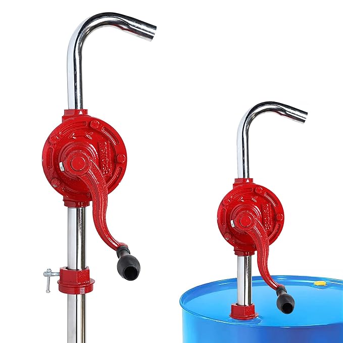 Pump with 1.8 m discharge hose, metal nozzle, spring & hose clamp