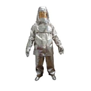 ALUMINISED FIRE PROXIMITY SUITS 4 LAYERED WITH SEBA POUCH