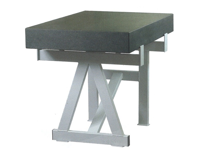 GRANITE SURFACE PLATE 1000 x 630 x 150 mm GRADE-0 WITH FLATNESS ACCURACY 6 MICROMETER WITH FABRICATED MS ANGLE IRON STAND 