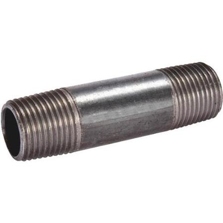 MS Pipe Nipple 1 x 4 inch
