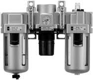 FRL WITH SHUT OFF VALVE AC40-04G1-V-B