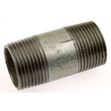 1/2 inch x 6 inch MS Pipe Nipple