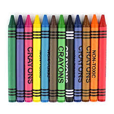 Wax crayons