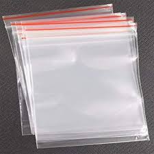 Polythene Zip lock cover 100x70mm